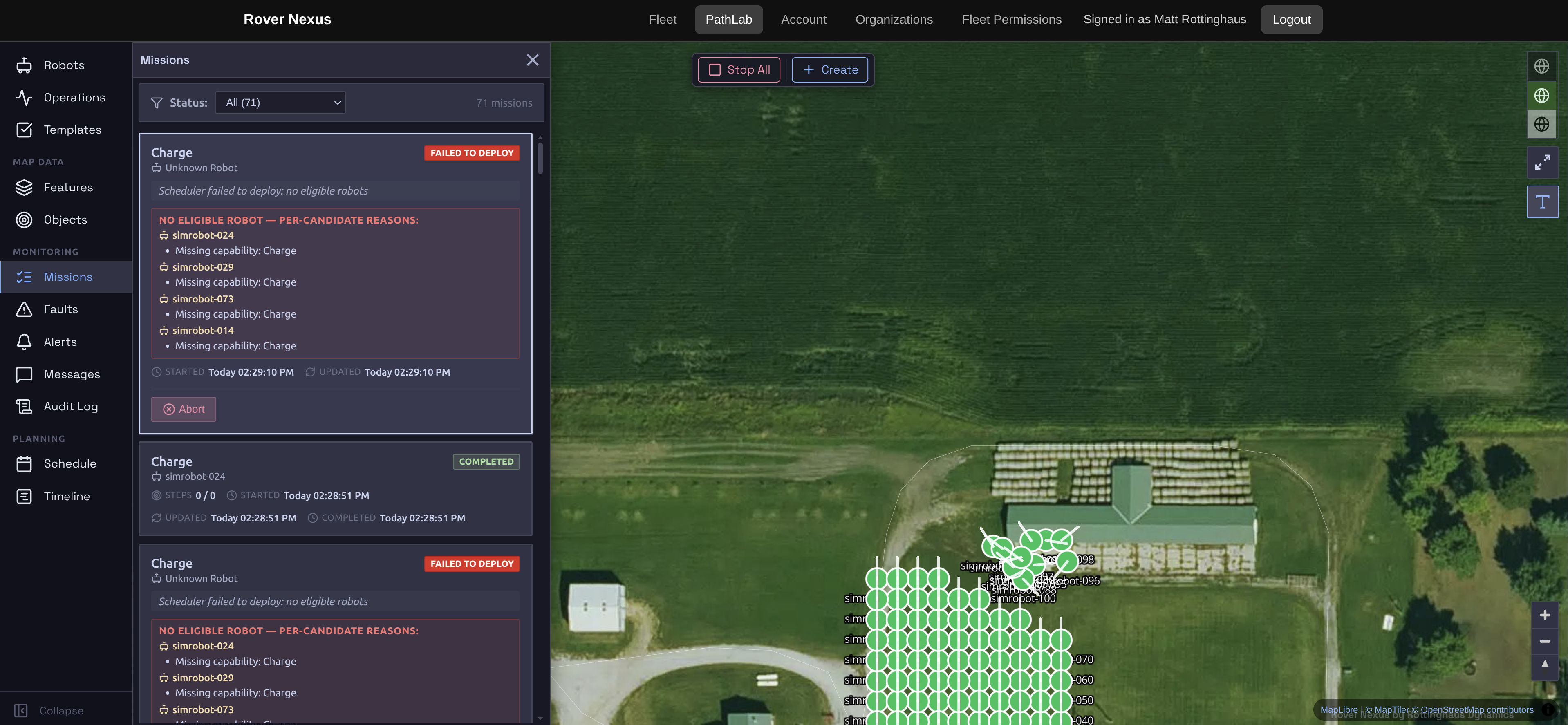 Rover Nexus path planning