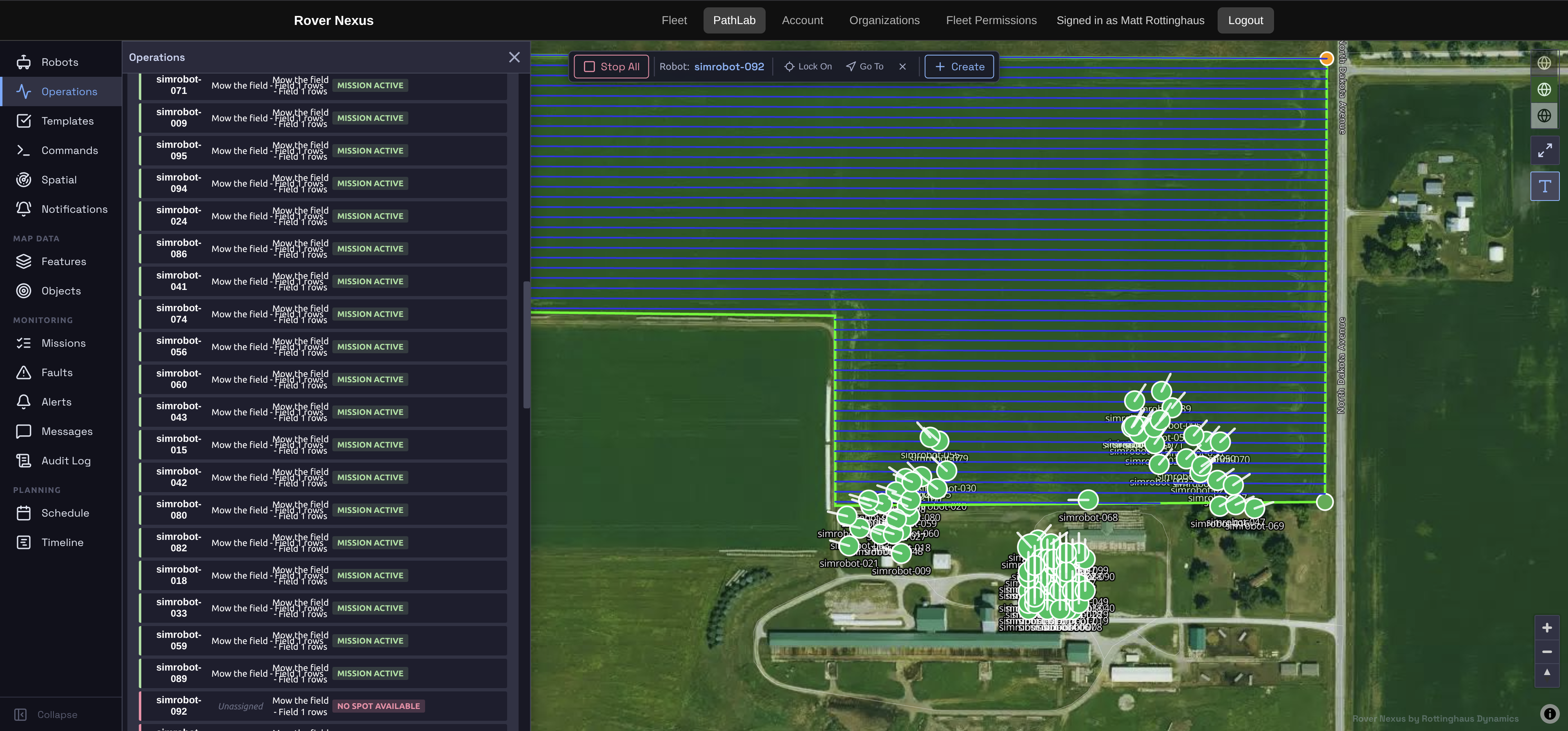 Rover Nexus path planning