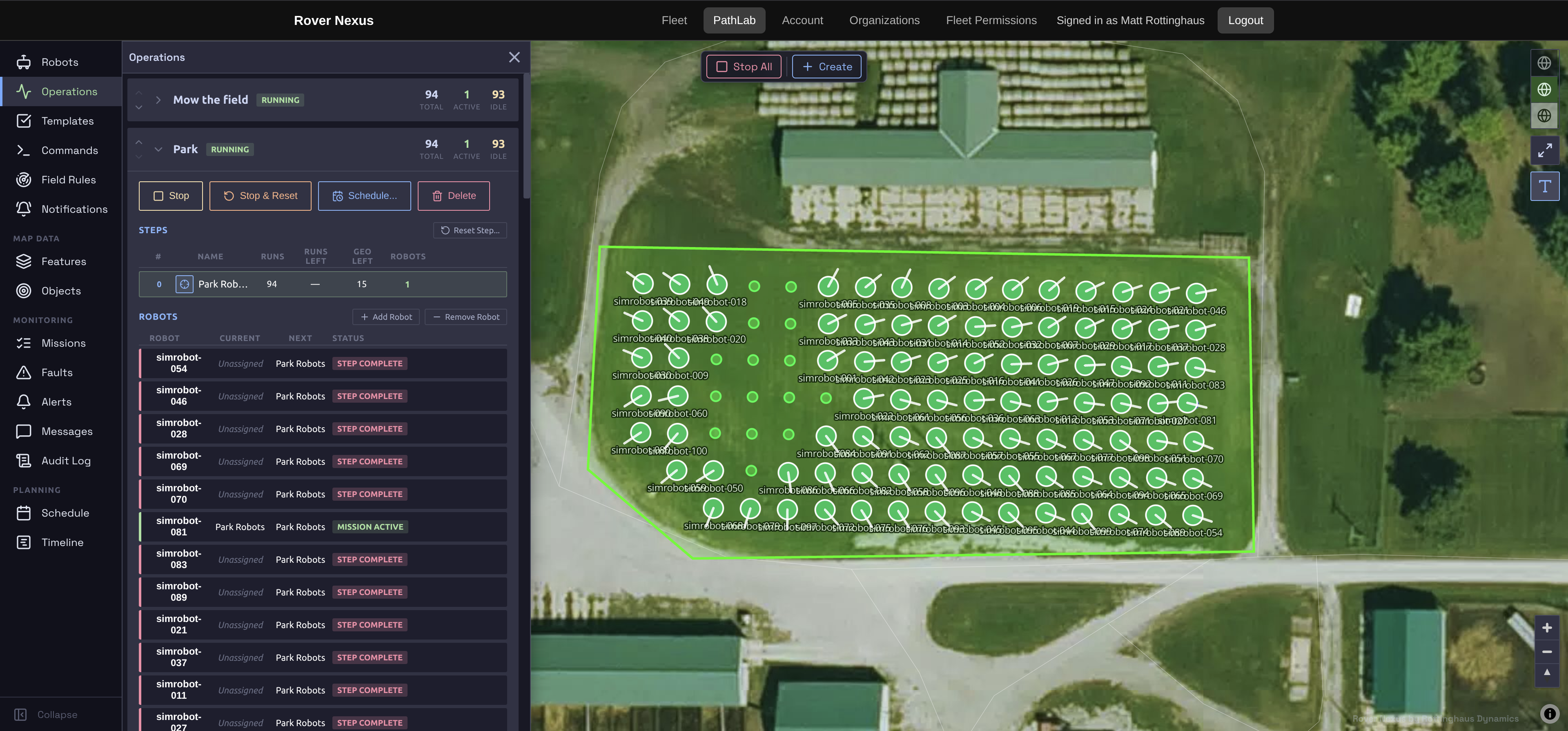 Rover Nexus path planning