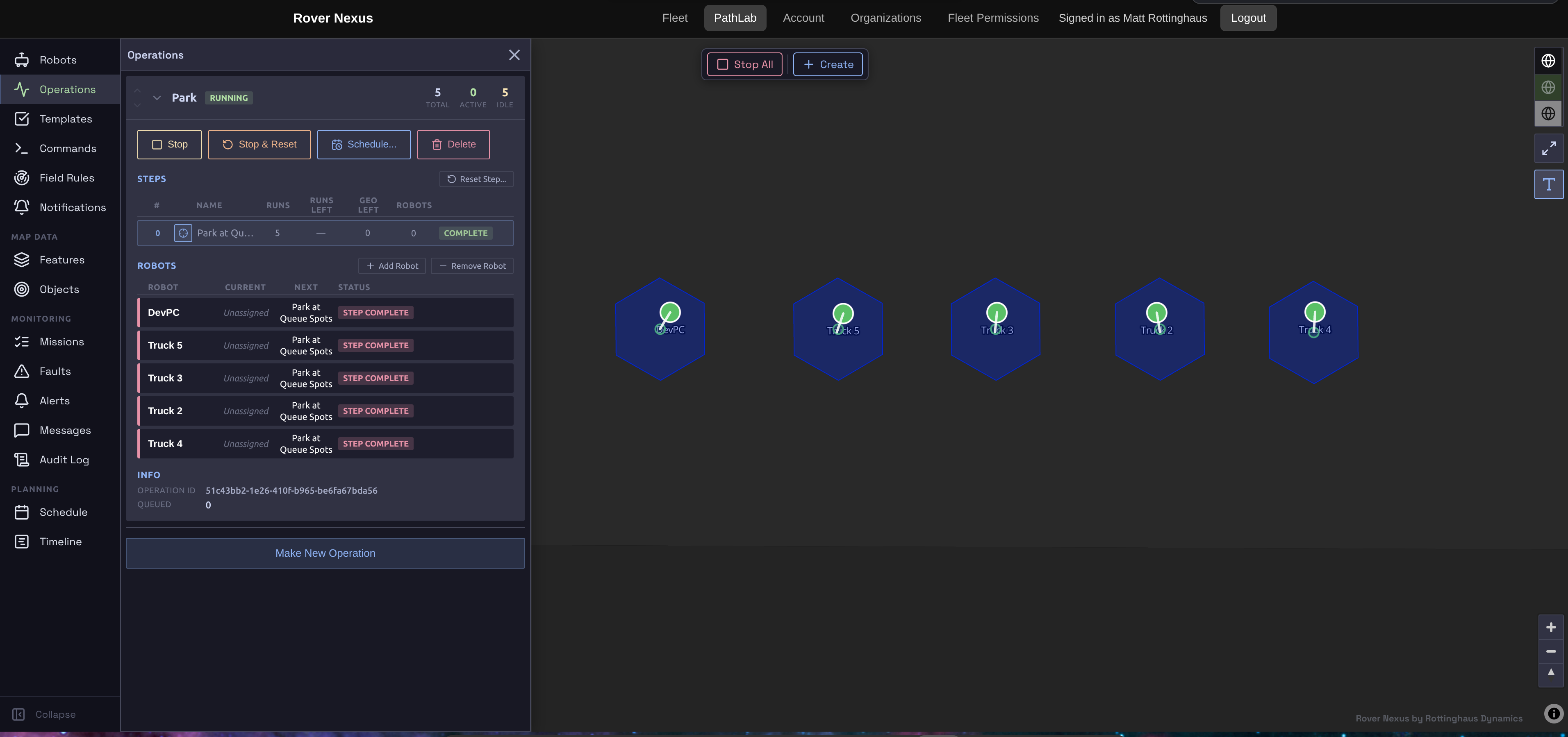 Rover Nexus path planning